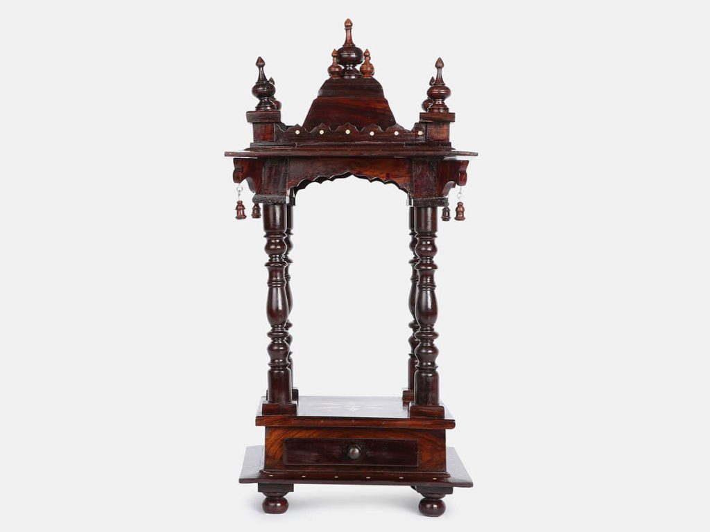 Rosewood Mandir For Home Tesor 3160