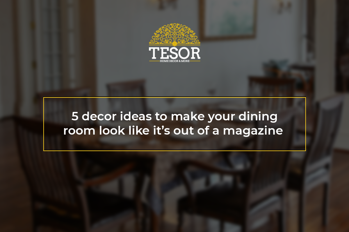 ideas for dining room table decor