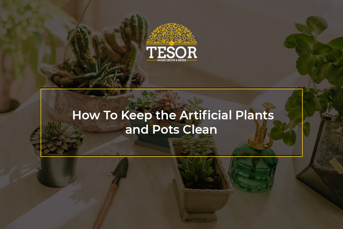how to clean artificial plants and flowers