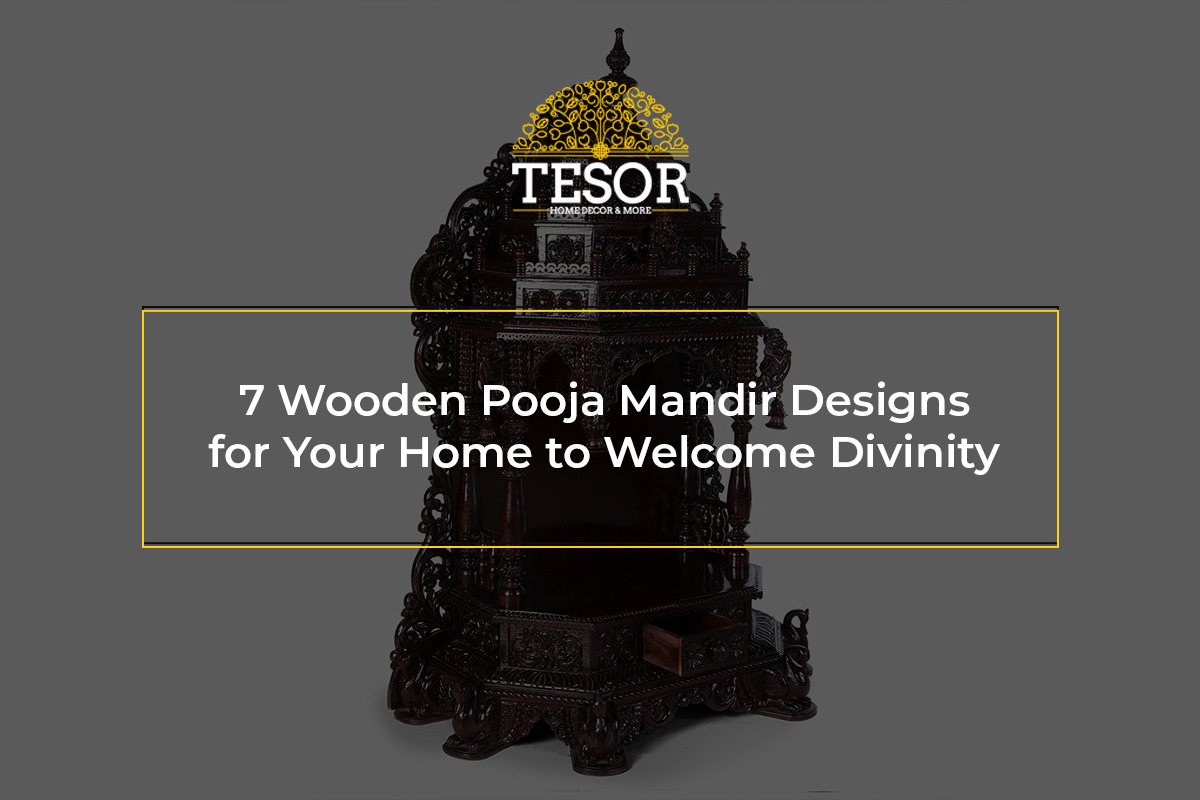 7 Wooden Pooja Mandir Designs for Your Home to Welcome Divinity