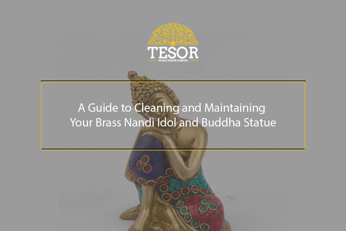 Guide to Cleaning and Maintaining Your Brass Nandi Idol and Buddha Statue