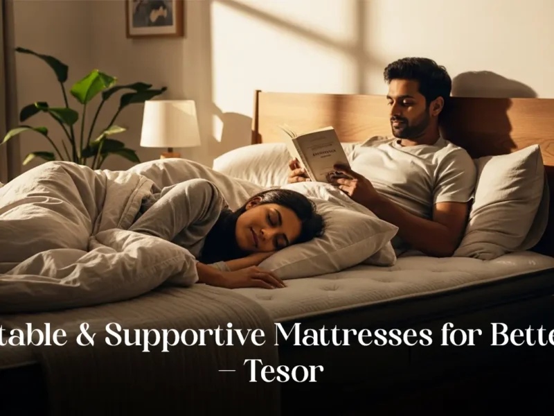 comfortable & supportive mattresses by tesor for better sleep
