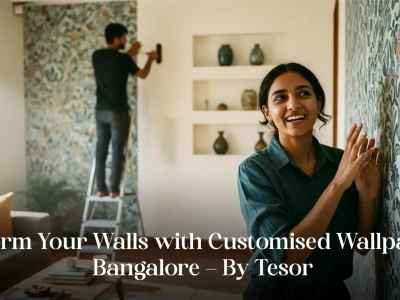 transform your walls with customised wallpapers in bangalore by tesor
