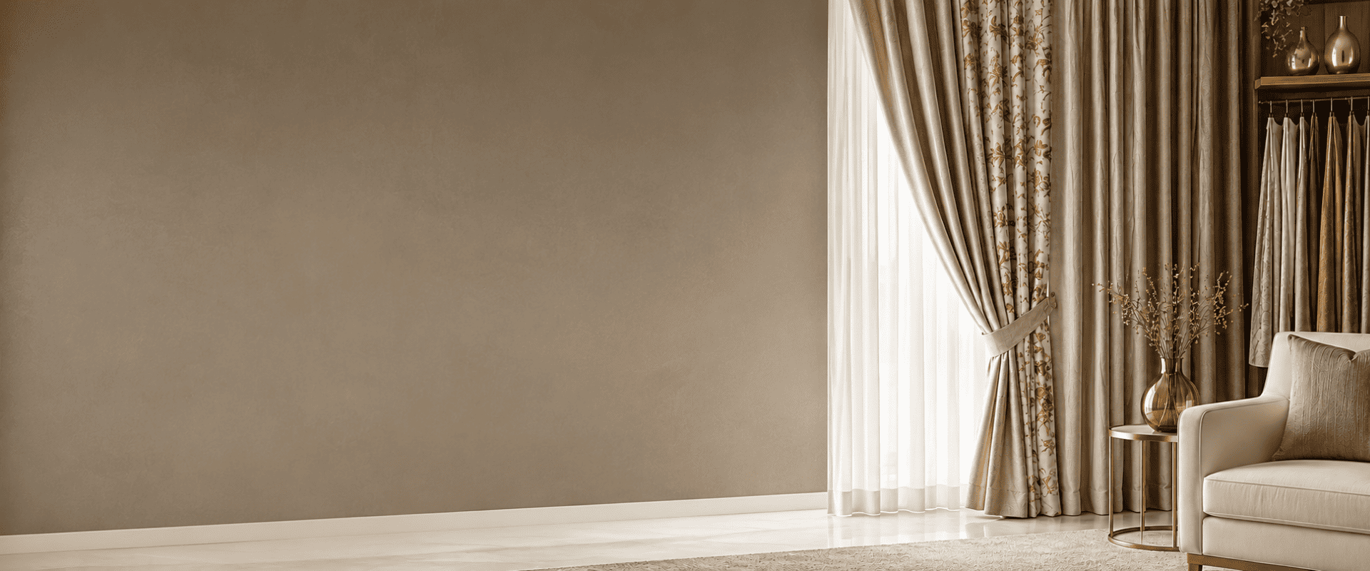 Tesor World HSR Layout curtain showroom